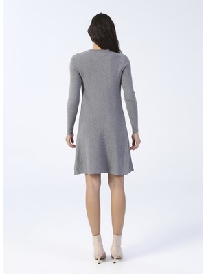 Vero Moda Siyah Kadin Elbise Vmnancy Ls Knit Dress Noos