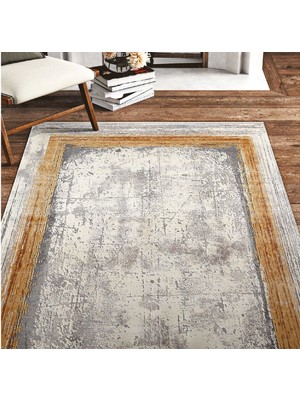 Merinos Halı Therapy Koleksiyonu 34665-075 Gri-Sarı Fenomen Carpet