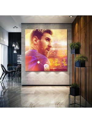 SML Tablo Lionel Messi Arjantin Barselona Futbol Kanvas Tablo