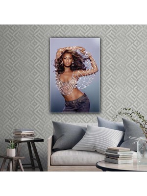 SML Tablo Beyonce Amerikan Musıc Beyoncé Nü Dans Dance Kanvas Tablo