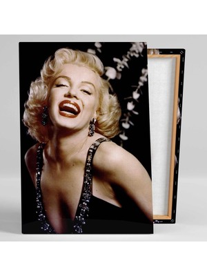 SML Tablo Marilyn Monroe Gülücük Kadın Kanvas Tablo