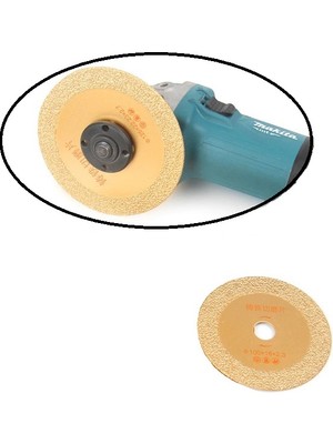 Depolife Cam Mermer Seramik Fayans Kesme Elmas Diski Ince Hassas Kesim 100 mm Aşındırma Titanyum Elmaslı Disk