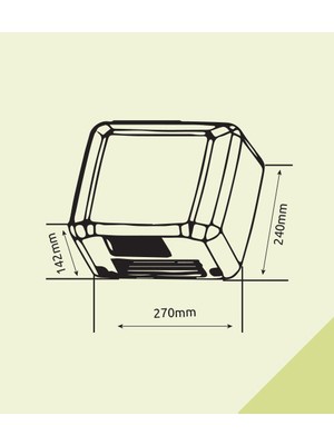 Omnipazar Xinda GSQ250A Fotoselli El Kurutma Makinesi 2500W Paslanmaz Çelik