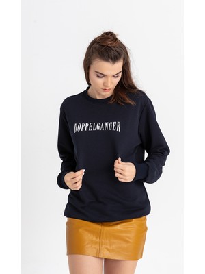 Losbandi Doppelganger Lacivert Unisex Sweatshirt