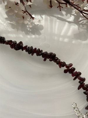 Pelved Design Lal Garnet (Granat) Doğal Taş Bileklik