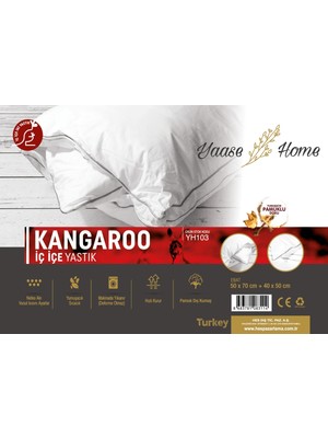 Yaase Home Kanguru  Yastık  (Ebat : 50X70 +40X 50 )