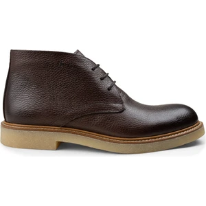 Hakiki Deri Kahverengi Erkek Bot