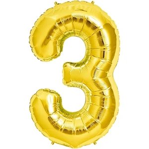 Çıtı Pıtı Store Rakam Folyo Balon 3 Rakamı