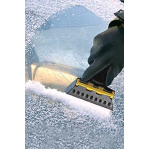 Eldivenli Araç Oto Terminatör Buz Kazıyıcı Kırıcı Silikonlu Silici Temizleyici