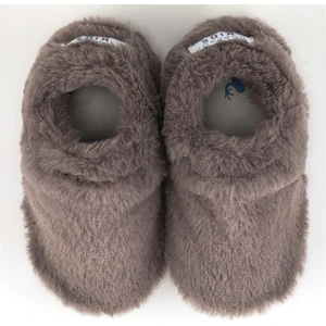 Furry Furry Gri Kürk Barefoot Patik