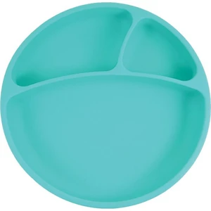 Oioi Porsiyon Vakum Tabanlı Silikon Tabak  - Aqua Green