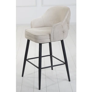 Pi Sandalye 2 Adet Titan 75 cm Ada Mutfak ve Bar Sandalyesi - Bar Taburesi - Babyface Kumaş - Metal Ayak