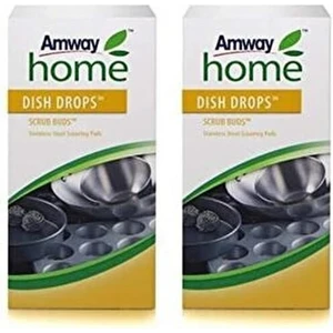 Dish Drops Scrub Buds Bulaşık Teli 4'lü Paket 2'li Paket