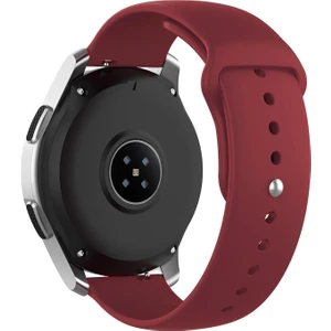Samsung Galaxy Watch 7 Fe 4 5 Pro 6 Classic 40 42 43 44 45 46 47 Mm Uyumlu Kordon (20 Mm) Silikon Kordon Kayış