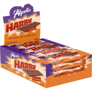 Sütlü Çikolata Kaplı Karamelli Bisküvi Çikolata 24 x 25 gr