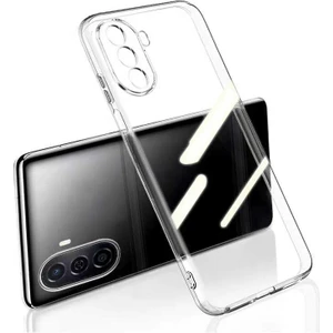 Huawei Nova Y70 Kılıf Şeffaf Silikon Hibrit Case Kapak