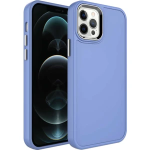 Apple iPhone 12 Pro Max Kılıf Kamera Çerçeveli Arka Kısmı Temizlenebilir Kapak