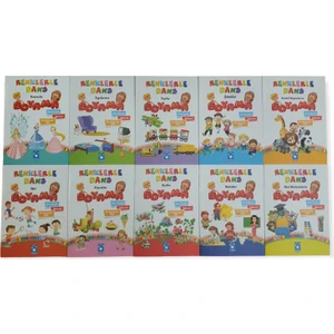 Renklerle Dans 16 Sayfa Boyama Kitabı Seti 10 Kitap Set
