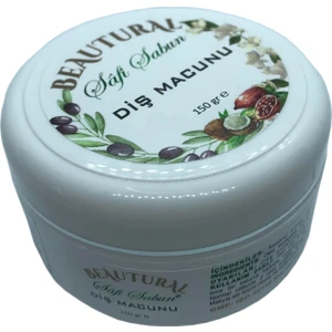 Beautural Safi Sabun Doğal Diş Macunu-Florürsüz-Yenilebilir İçerikli-150gr