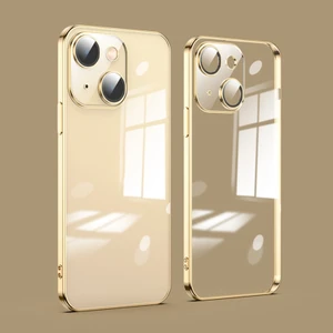Iphone 13 Golden Için Toz Geçirmez Cam Lens Kılıfı