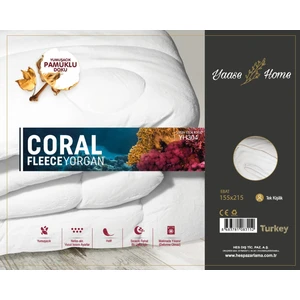Yaase Home Coral Fleece Yorgan ( Tek Kişilik )