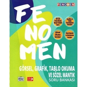 Gama Yayınları Fenomen Okul 8. Sınıf LGS Görsel, Grafik, Tablo Okuma ve Sözel Mantık Soru Bankası Kitabı