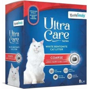 Ultra Care Series Büyük ve Uzun Tüylü Kediler İçin İri Taneli Topaklanan Kedi Kumu 8l
