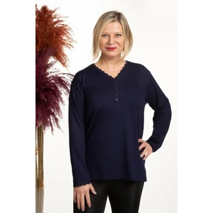 Iklim Bayan V Yaka Anne Bluz