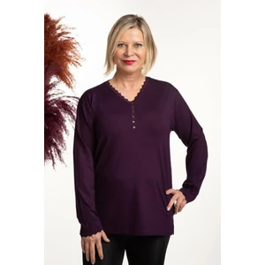 Iklim Bayan V Yaka Anne Bluz