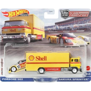 Hot Wheels Byr Hot Wheels Team Transport Premium Shell Porsche 962 Sakura