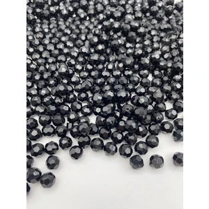 Hedef Bijuteri 10MM Siyah Renk Petek Model Akrilik Boncuk,takı , Çanta Yapım Boncuğu (100GR,~200 Adet)