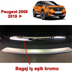 Peugeot 2008 Bagaj Iç Eşik Nikelajı 2019 Sonrası 1 Prç. P Çelik
