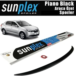Renault Symbol Bagaj Üstü Spoyler 2013 Sonrası Pianoblack Uyumlu