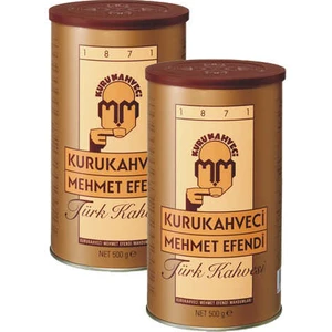 2 Adet Mehmet Efendi Türk Kahvesi 500gr Teneke Kutu