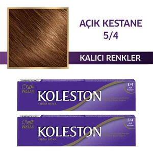 Koleston Sıngle Tüp Boya  5/4 Acık Kestane 2x Paket