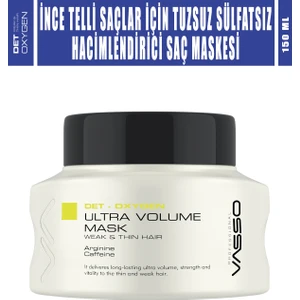 Ince Telli Ve Zayıf Saçlar Için Tuzsuz Sülfatsız Hacimlendirici Ve Saç Maskesi 150 ml
