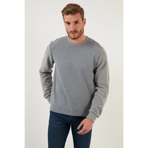 Pamuklu Regular Fit Bisiklet Yaka Sweat Erkek Sweat 59052111