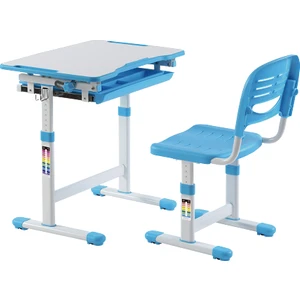 Ayarlanabilir Ergonomik Çocuk Aktivite Masası (3-10 Yaş-Mavi)