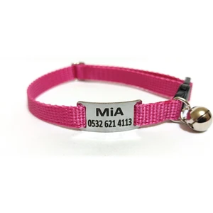 Ayz Markalama Güvenlik Kilitli Isimli Kedi Tasması, Sallanmayan Isimlik, Kedi Künyesi, Kedi Isimlik, Safety Click Tasma,köpek Tasması,köpek Isimlik