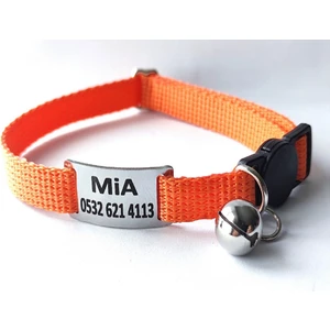 Ayz Markalama Güvenlik Kilitli Isimli Kedi Tasması, Sallanmayan Isimlik, Kedi Künyesi, Kedi Isimlik, Safety Click Tasma,köpek Tasması,köpek Isimlik