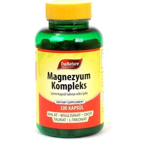 Trunature Magnezyum Malat+Bisglisinat+Taurat+L-Treonat+Oksit 100 Kapsül