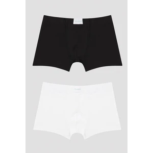 Çok Renkli Erkek Çocuk Organik 2'li Paket Boxer