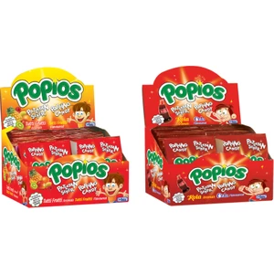 Patlayan Şeker Popios Kola Tutti Frutti 4 gr 40+40 Adet