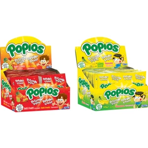 Patlayan Şeker Popios Tutti Frutti Muz 4 gr 40+40 Adet