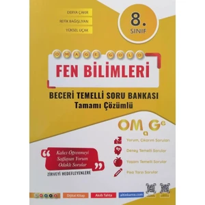 Nartest Yayınevi 8. Sınıf LGS Omage Gold Fen Bilimleri Soru Bankası
