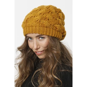 Sepet Örgülü Astarlı Triko Kışlık Kadın Renkli Bere Örgülü Şapka