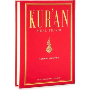 Haliç Üniversitesi Yayınları Kur'an Meal Tefsir - Mehmet Okuyan Meali