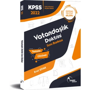 Doktrin Yayınları 2022 KPSS Vatandaşlık Soru Bankası