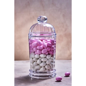Şekerlik (2 Adet) Çerezlik Çikolata Drajelik Boy 26 cm Çap 12 cm Plastik Sugar Bowl