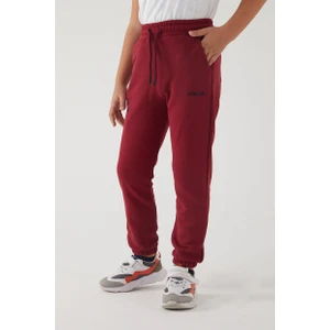 Erkek Çocuk 3 Iplik Cepli Beli ve Paçası Lastikli Baskılı Eşofman Altı